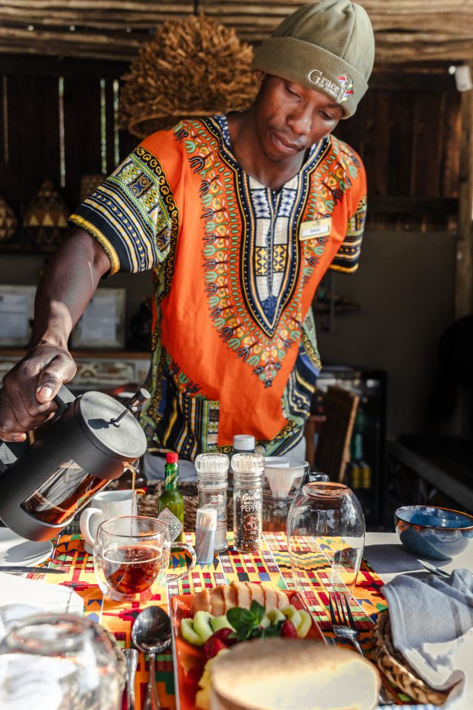 Dining at Grace of Africa
